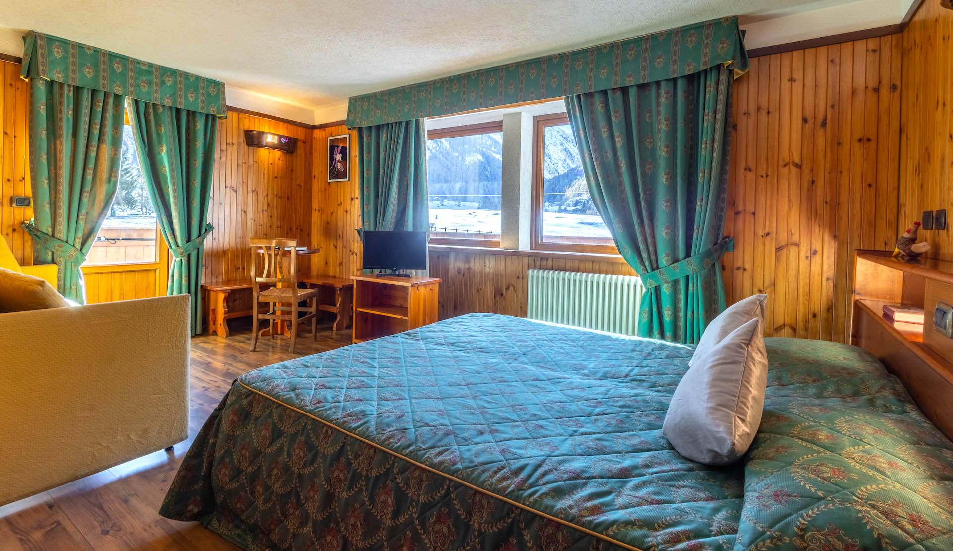 hotel a cogne camera con vista